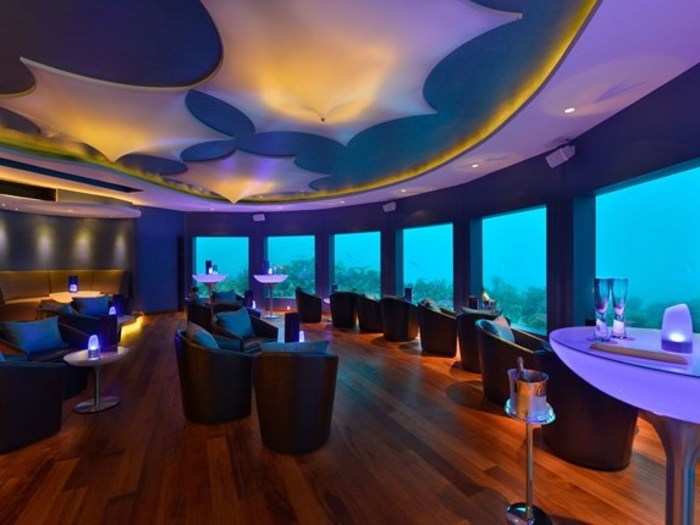 The Maldives is one of the only destinations in the world with an underwater nightclub, Subsix, with music and DJs.