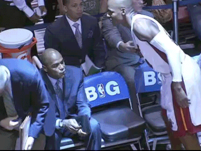 He completely ignored Ray Allen when he tried to say hello.
