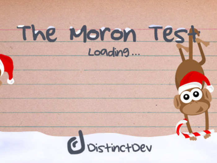 #14 Moron Test