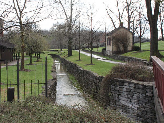 The property was once the site of Burks