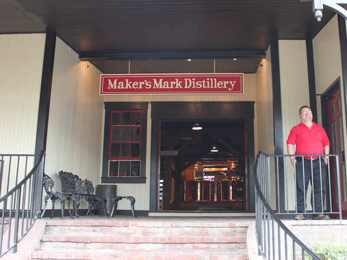 We expected to find a major commercial operation but the actual distillery is relatively small. It produces a little over a million cases of bourbon a year.