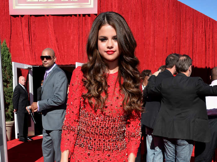 BEST: Selena Gomez in a simple red dress