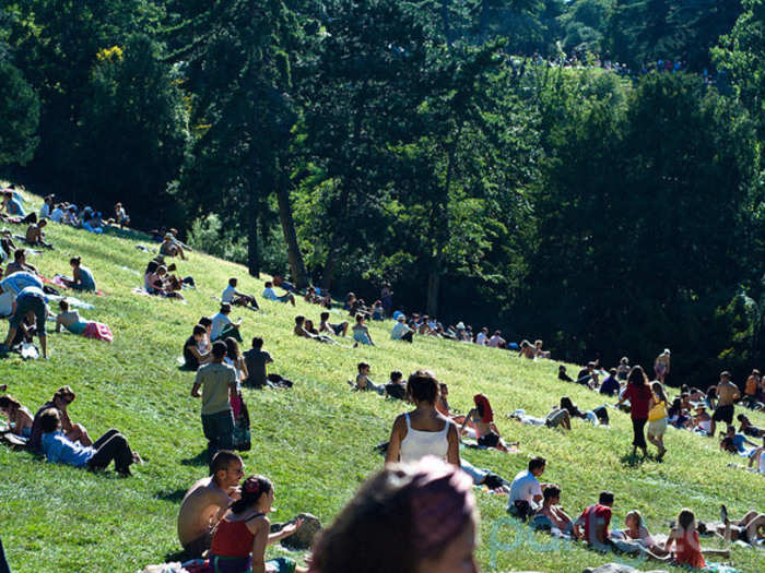 Parc des Buttes-Chaumont Entrance at Rue Manin, Paris