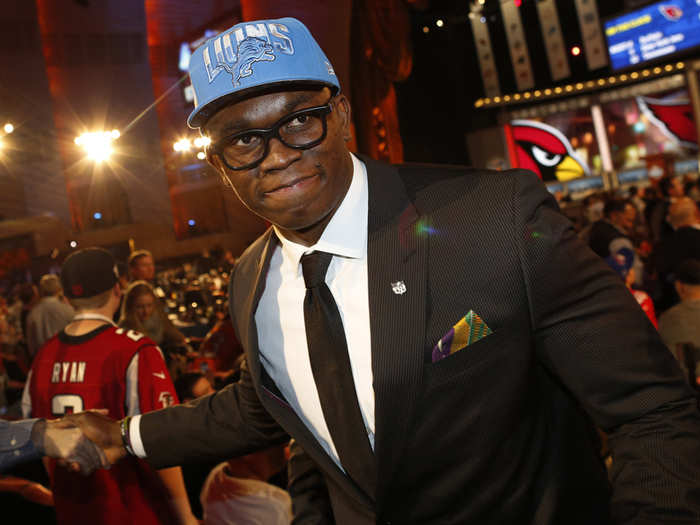 BEST (suit only): No.5 pick Ziggy Ansah wore a great suit