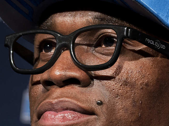 WORST (glasses only): Ansah also wore these awful 3D glasses