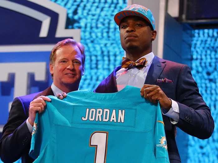 BEST: Dion Jordan took a risk with a bow tie and black earrings