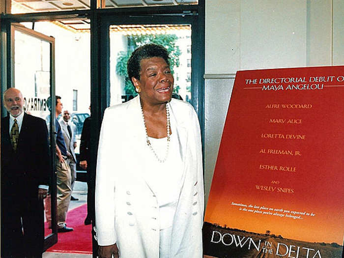 Maya Angelou hosts lectures at Wake Forest University.
