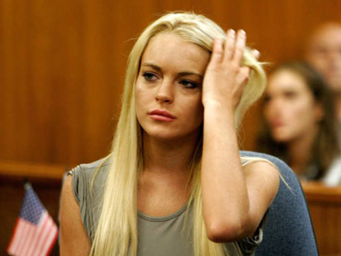 Lindsay Lohan dyed her natural ginger locks blonde and became known as a Hollywood party girl.