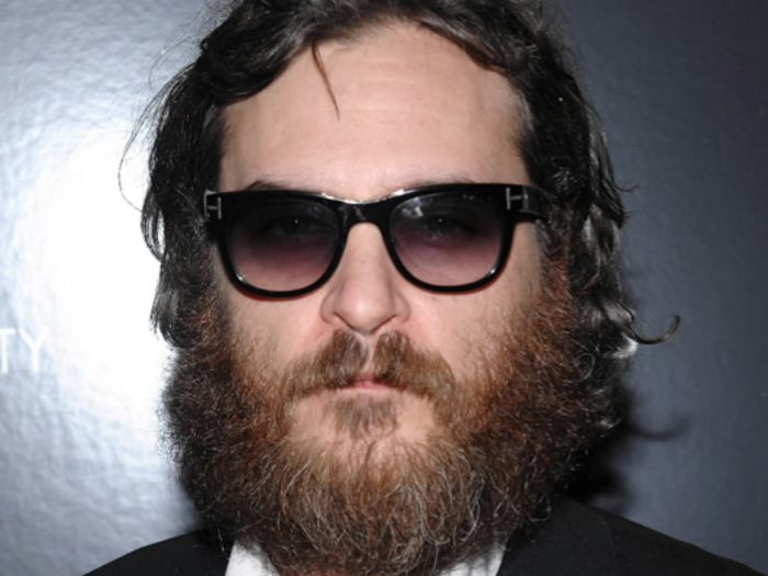 Joaquin Phoenix let go of his clean-cut look.