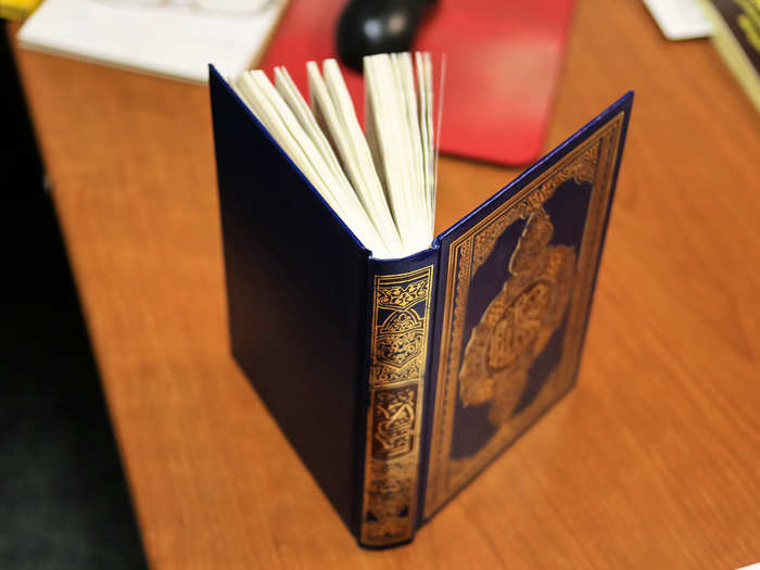 Prison officials say hardcover Korans are constantly renewed and distributed by the Cultural Advisor.