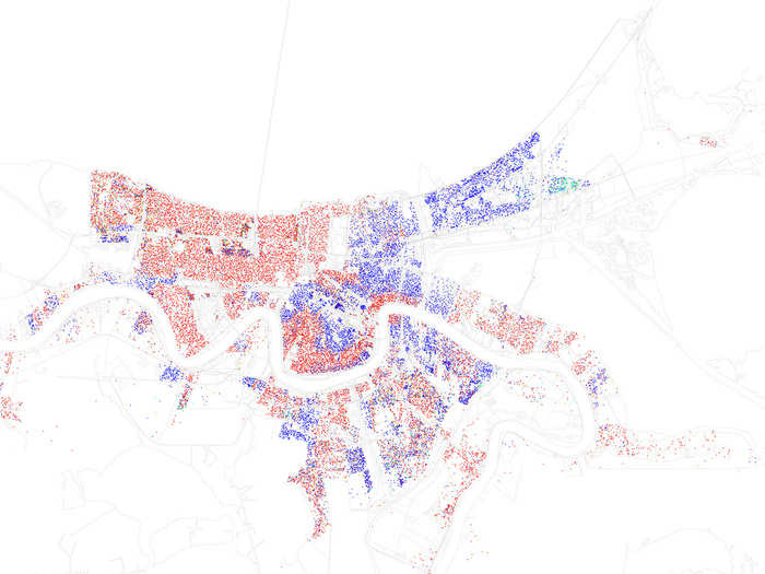 NEW ORLEANS, La. — Hurricane Katrina led to a major decline in segregation. Many wards remain highly segregated.