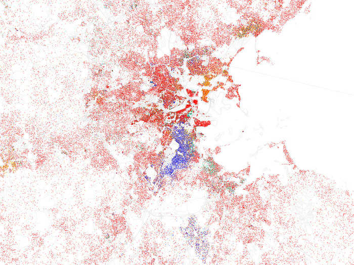 BOSTON, Mass. — Black people live almost exclusively on the south side of the city in Roxbury and Dorchester.