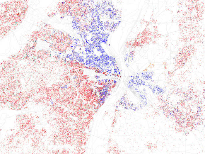 ST. LOUIS, Mo. — Black people live mostly on the north side of the city, extending into the suburbs.