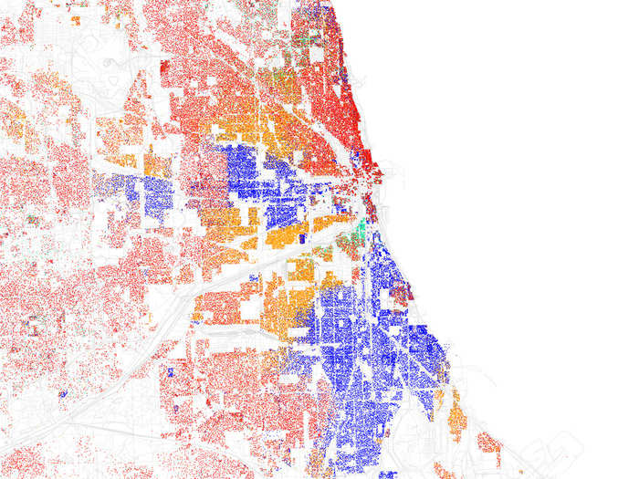 CHICAGO, Ill. — North side neighborhoods like Edgewater and the Gold Coast are heavily white. Black people live on the West and South Sides. Hispanics live in southwest and northwest corners of the city.