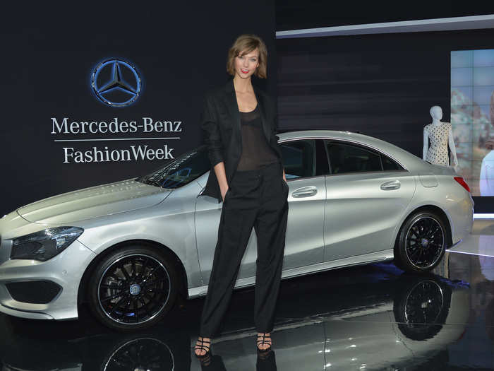 She also landed a hot ad campaign with Mercedes.