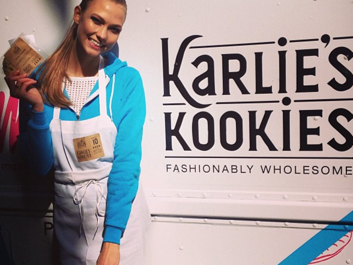 After Hurricane Sandy, Kloss partnered with NYC dessert hotspot Milk to create cookies to sell for charity.