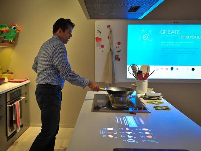 You can use a virtual chef to walk you through how to make a meal.