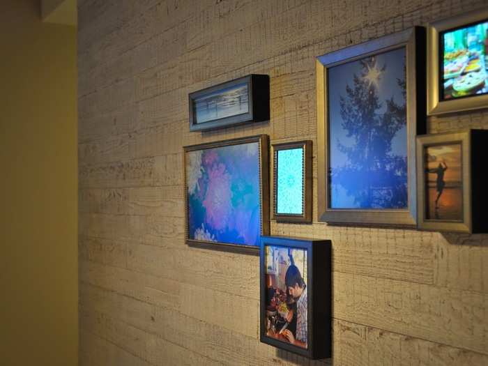 Microsoft also sees people using digital picture frames to rotate art and photos.