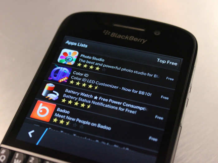 The biggest drawback to BlackBerry 10 is the app selection. You won