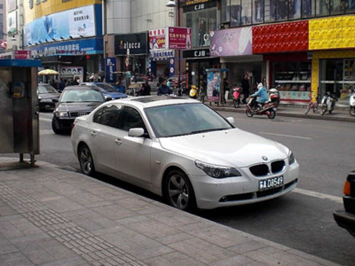 BMW in China: A symbol of corruption.