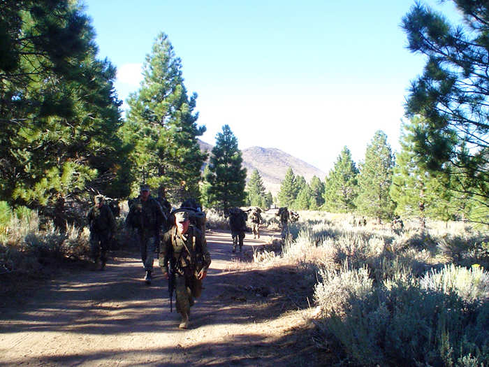 With the rugged terrain of Afghanistan ahead, some will train under similar mountain conditions in Bridgeport, Calif.