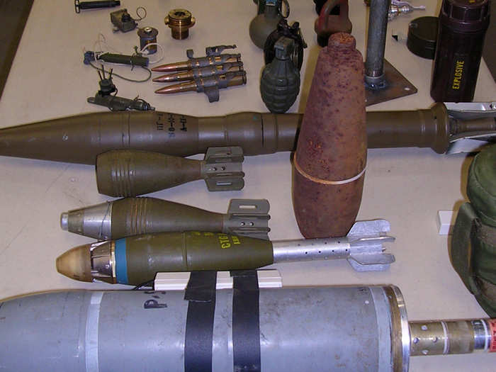 The biggest threat for deployed troops is improvised explosives. The bombs can be made out of just about anything.