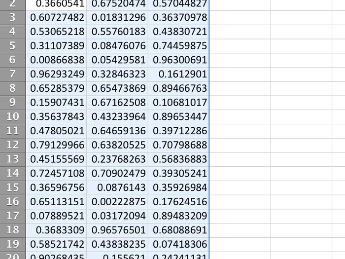 This is excellent for generating simulations, like a Monty Hall trial.