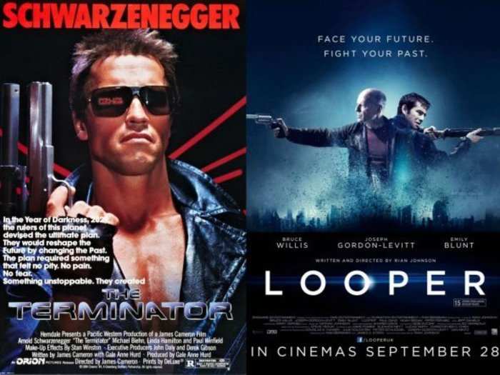 2. "Terminator/Terminator 2" and "Looper"