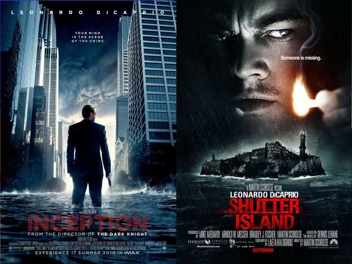 9. "Inception" and "Shutter Island"