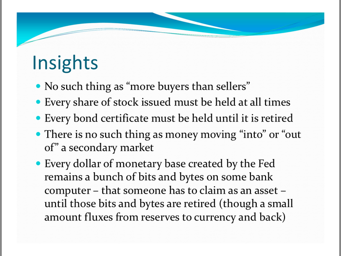 Here are the some basic insights into the equilibria listed in the previous slide.