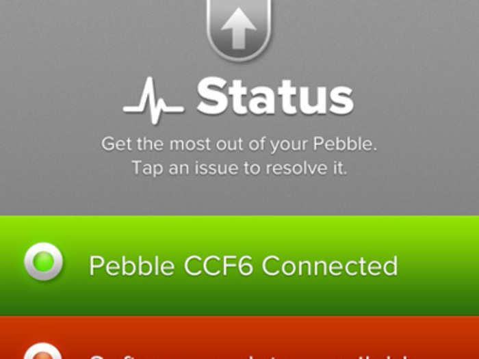 Fire up the Pebble app on your phone and update its software.