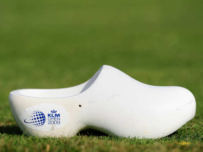 The 2009 KLM Open in the Netherlands used clogs of course