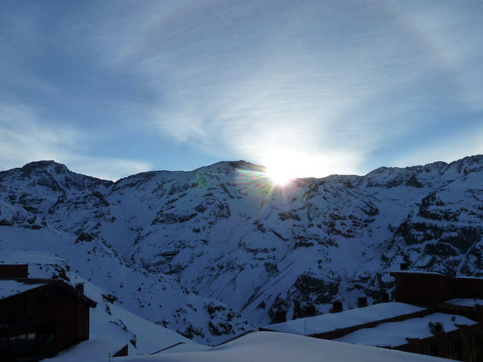 On my first morning at the resort, I stepped out onto my balcony and awoke to a spectacular sunrise at around 7am.