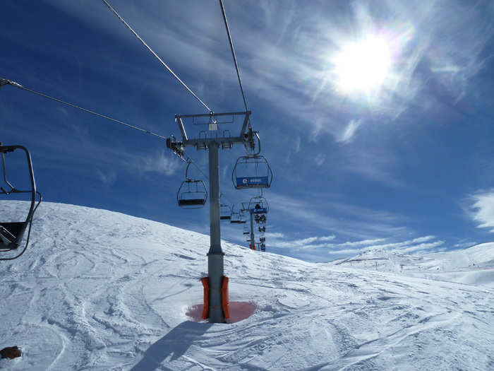 There are 14 chairlifts at Valle Nevado, including a high-speed quad that takes approximately 10 minutes to get to the top. The resort is also installing a new gondola for the 2013 ski season.