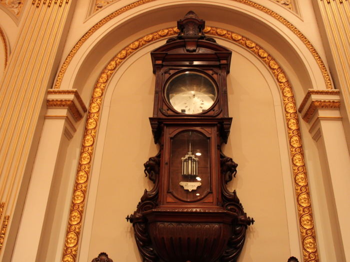 This clock is from the 1865 building. It hung on the trading floor in that building.