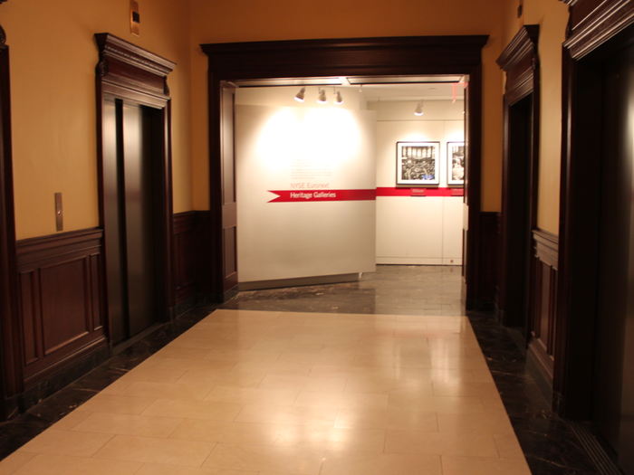 This entire floor used to be the Stock Exchange Luncheon Club. It was a separate corporate entity owned by the members. The Luncheon Club went out of business in 2006 and the stock exchange took it over. We