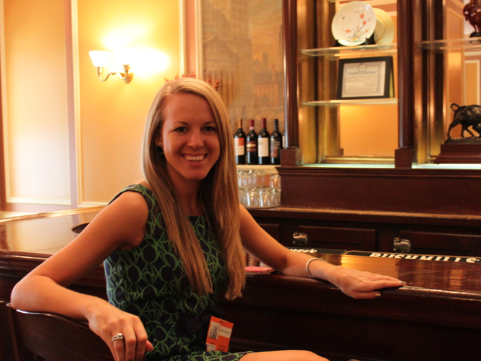 This is the NYSE Restaurant Bar. Yes, there