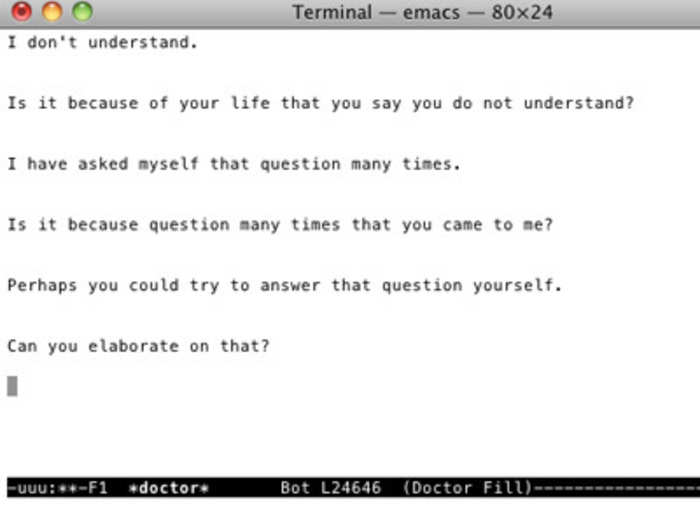 Emacs psychoanalysis