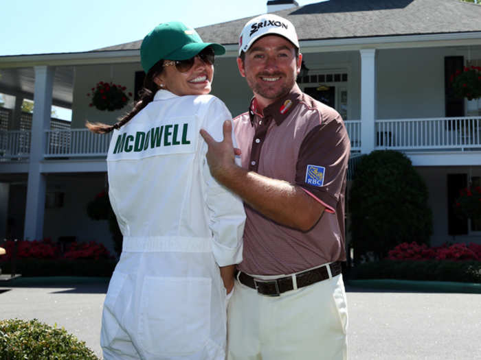 Kristen Stape and Graeme McDowell are engaged