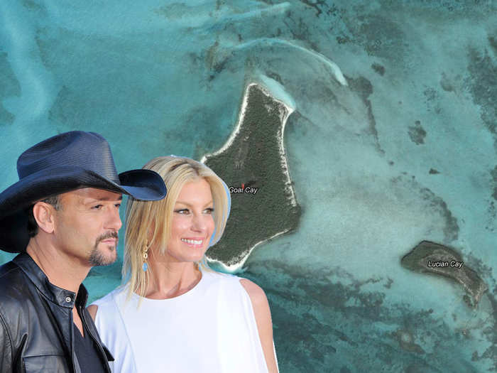 Country music duo Faith Hill and Tim McGraw were building a 15,000-square-foot, four-bedroom home on their 17-acre island, Goat Cay, back in 2011.