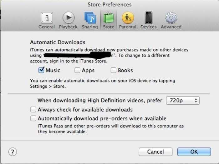 Use iCloud to download apps and music across all of your devices