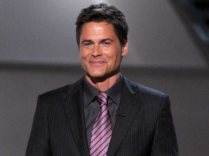 Before Rob Lowe was on "Parks and Recreation" ...