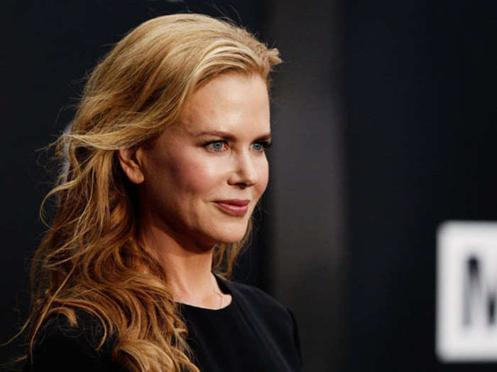 Nicole Kidman sometimes shows off subtle curls.