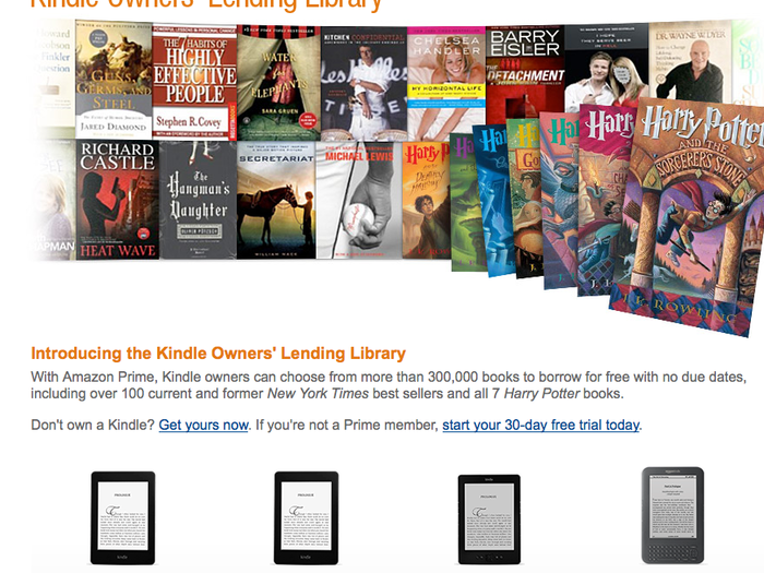 Kindle Lending Library