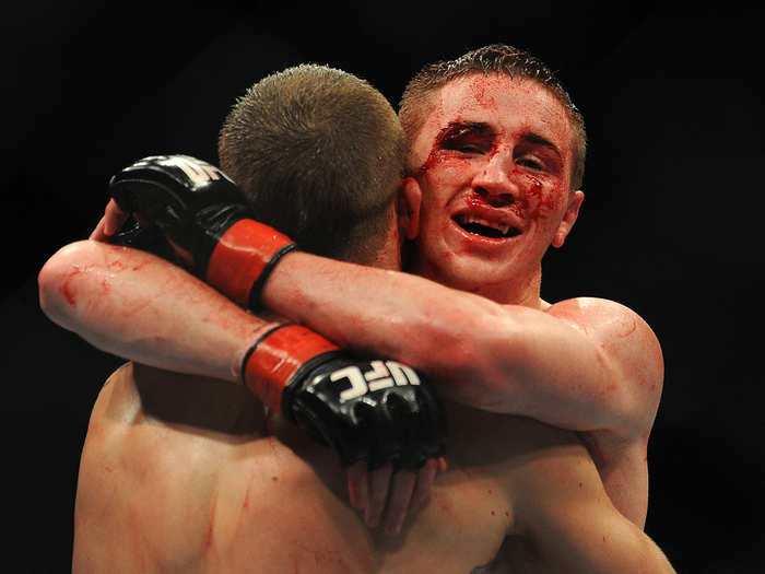 Brendan Loughnane after fighting Mike Wilkinson