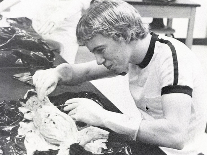 A young Rand Paul dissects a cat at Brazoswood High School in Texas.