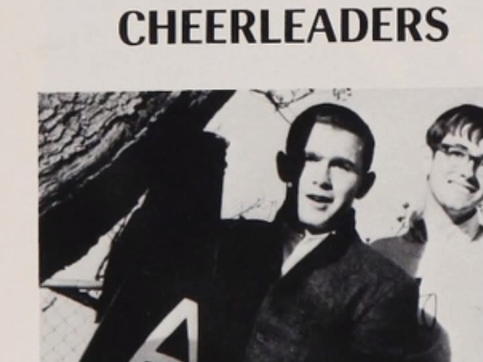 President George W. Bush was a member of the cheerleading team at Phillips Academy in Andover, Mass.
