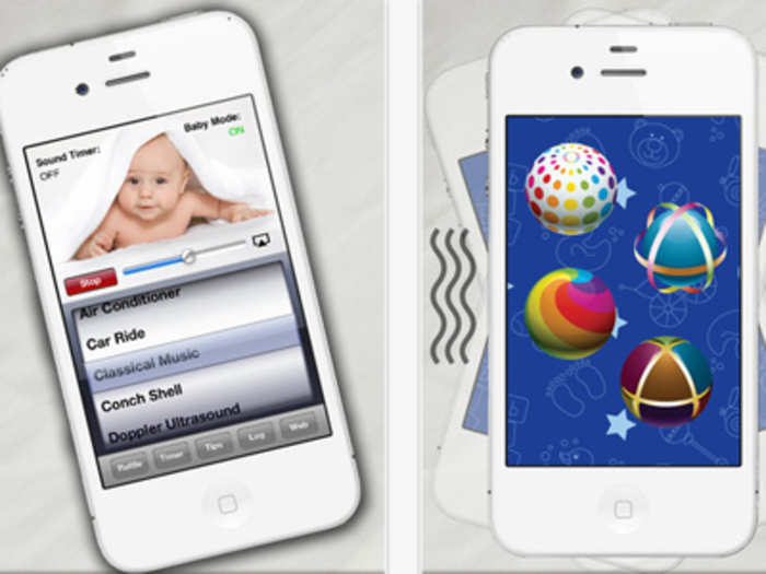 White Noise Baby app helps you put your baby to sleep