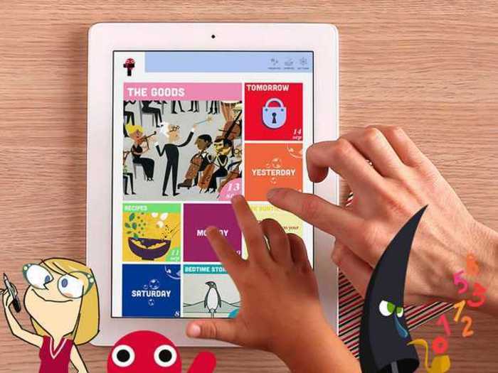 Timbuktu is an iPad magazine that you read with your kids