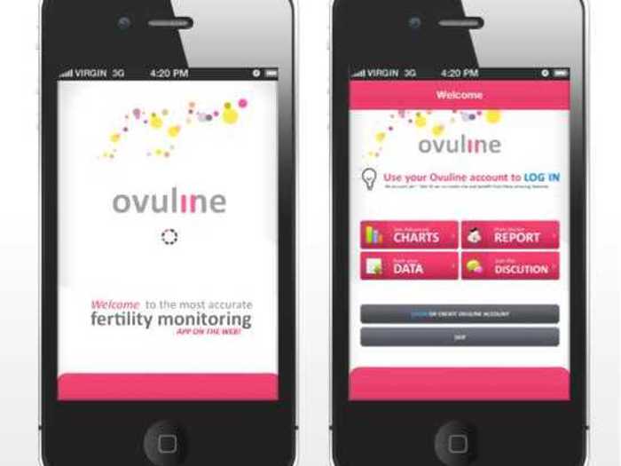 Ovuline is a fertility tracking software and pregnancy health monitor